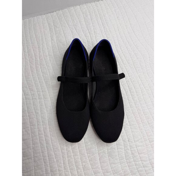 Rothy’s Black Slip On The Square Toe Mary Jane Flats Woman’s Size 7 - Picture 5 of 14